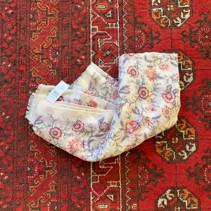 Printed Floral LOFT scarf
